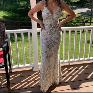 David’s bridal prom dress! Size 4. Worn one time